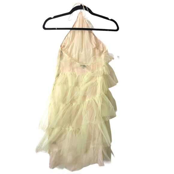 THE BAR Lou Tulle Halter Dress Sz 4 - Picture 4 of 8